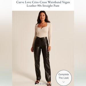 Abercrombie Leather Pants